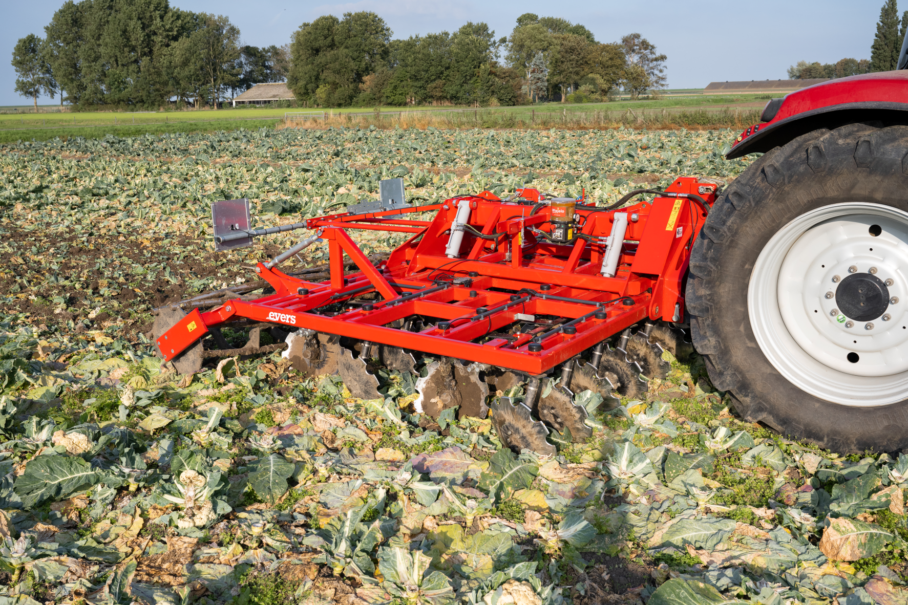 Subsidieregeling: Investeren in groen-economisch herstel - Evers Orlov cultivator met 4 rijen schijven 