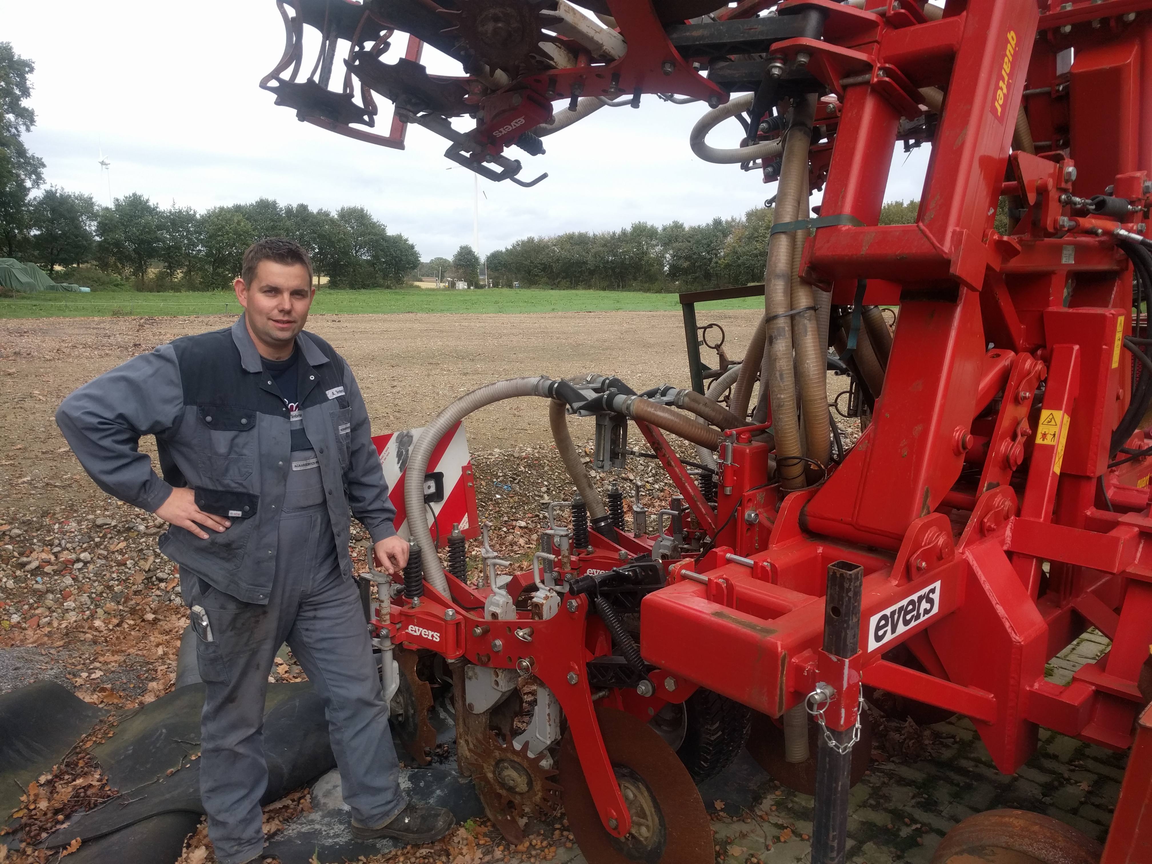 Agrarservice Reken, Duitsland: het totaalconcept van de Evers Strip-till bemester heeft ons overtuigd